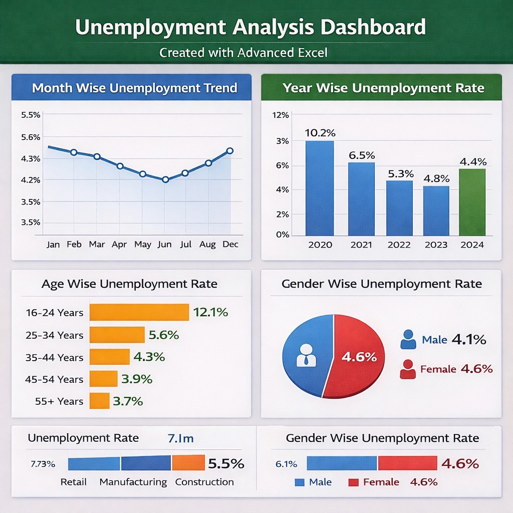 Unemployment -Aanalysis Dashboard