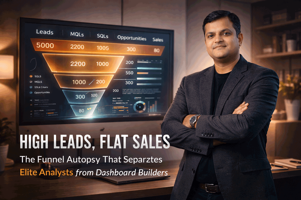 High Leads, Flat Sales: The Funnel Autopsy That Separates Elite Analysts from ‘Dashboard Builders’